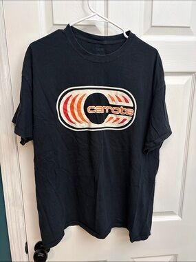 Carrots Black Short Sleeve Logo Tee